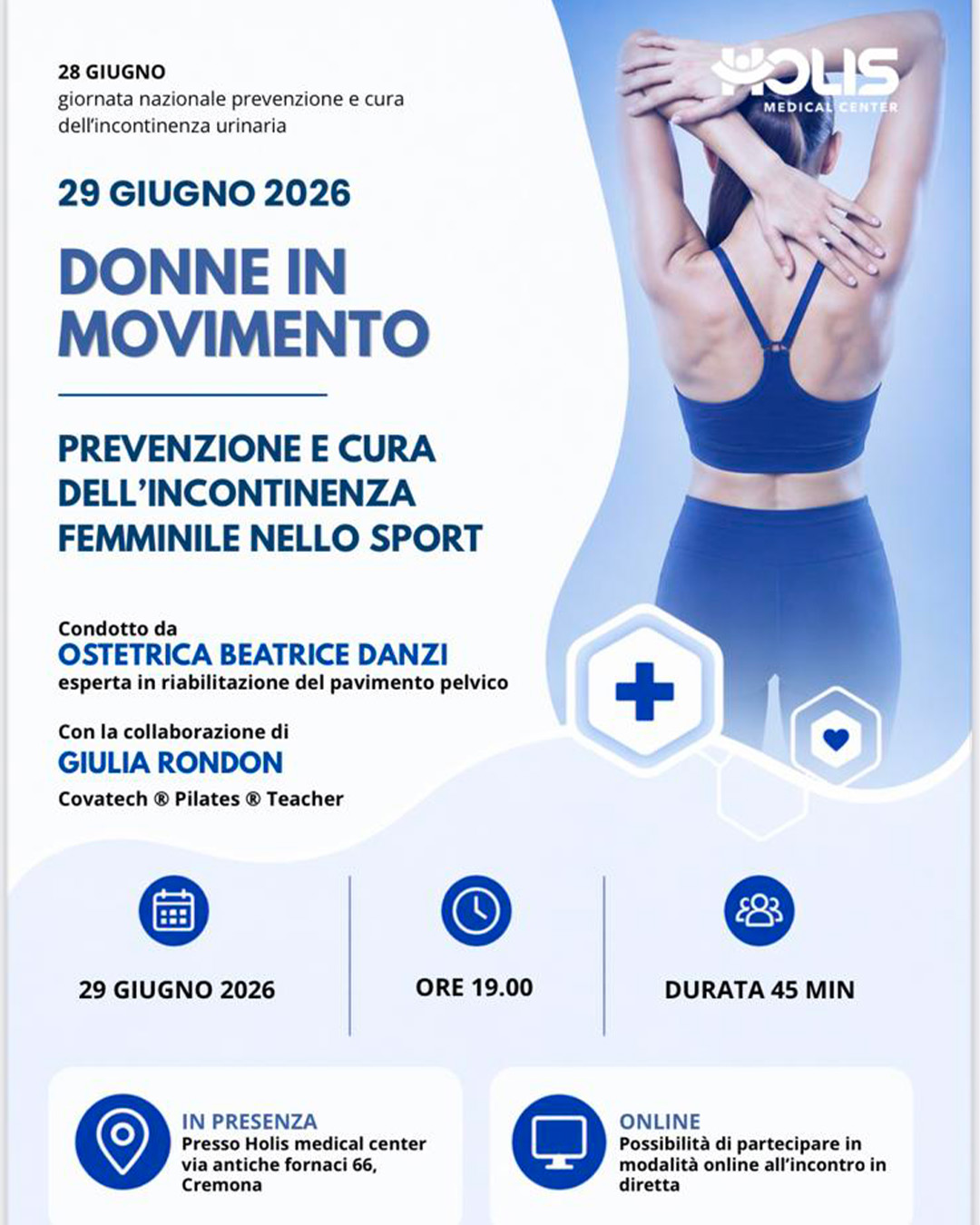 Holis Donne in movimento 29 giugno 2026
